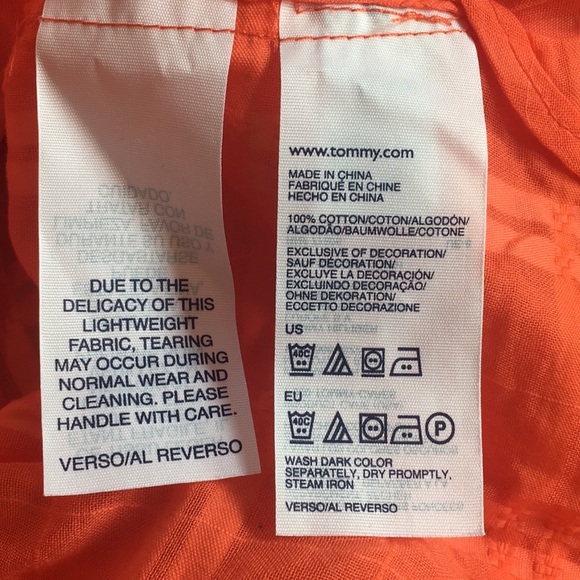 Tommy Hilfiger Sheer Swim Coverup Top, L - Picture 12 of 12